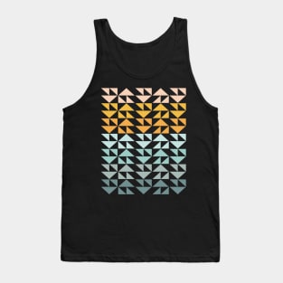 Colorful Tranquil Triangle Design Tank Top